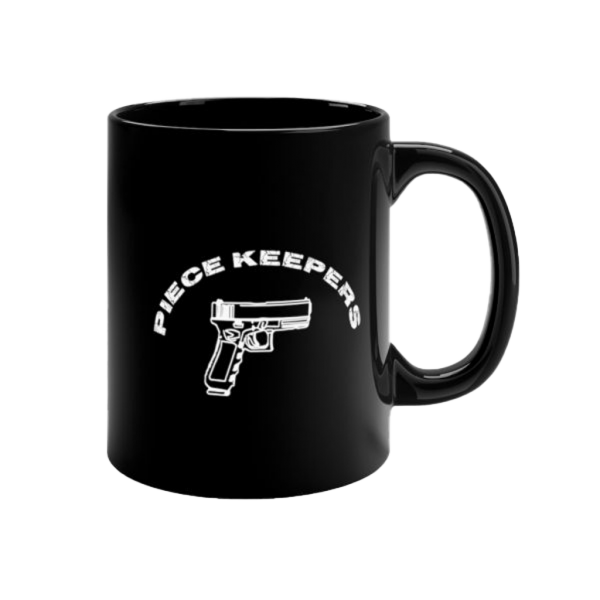 11 oz black mug new