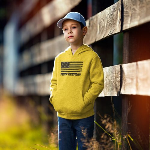 Youth Hoodie - Raw Flag