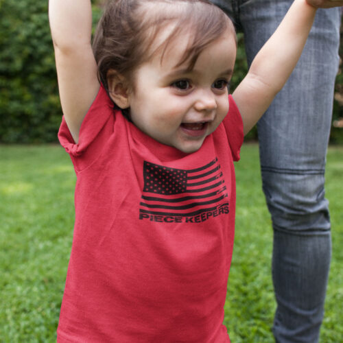 Infant Jersey Tee - Raw Flag