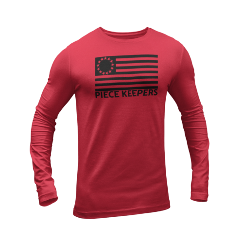 Men's LS Crew - Betsy Ross Flag