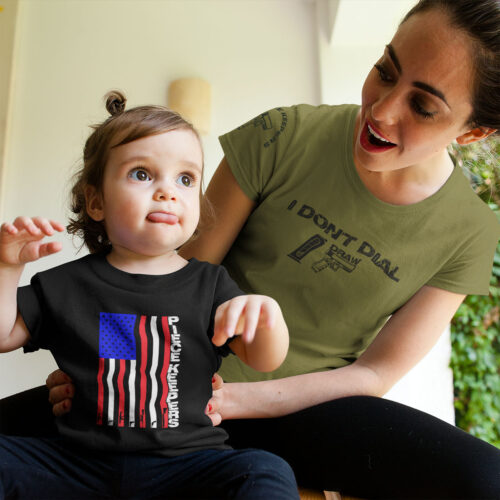 Infant Jersey Tee - Vertical Flag