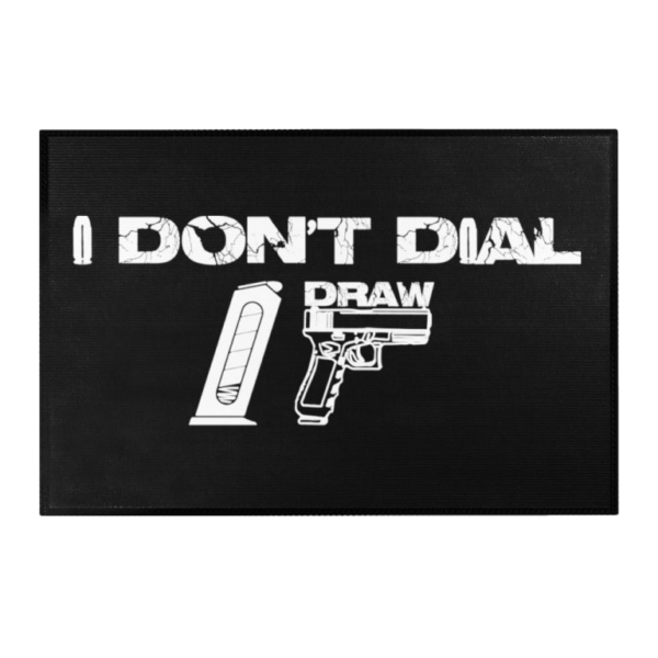 I DONT DIAL BLACK RUG