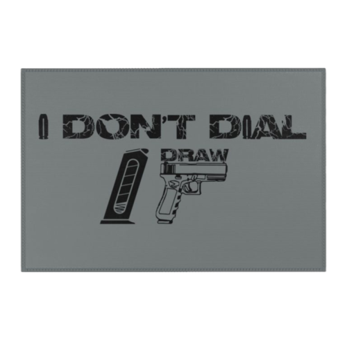 Area Rug - I Don't Dial...
