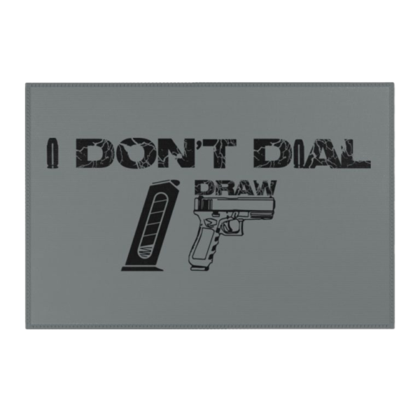 I DONT DIAL GRAY RUG