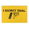 I DONT DIAL YELLOW RUG