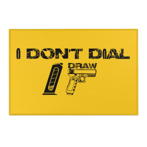 I DONT DIAL YELLOW RUG