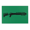PICK ON SHOTGUN GREEN RUG
