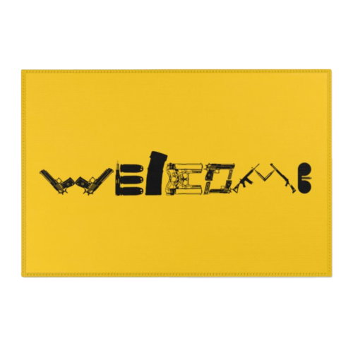 Area Rug - welcome...