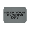 dark gray powder dry