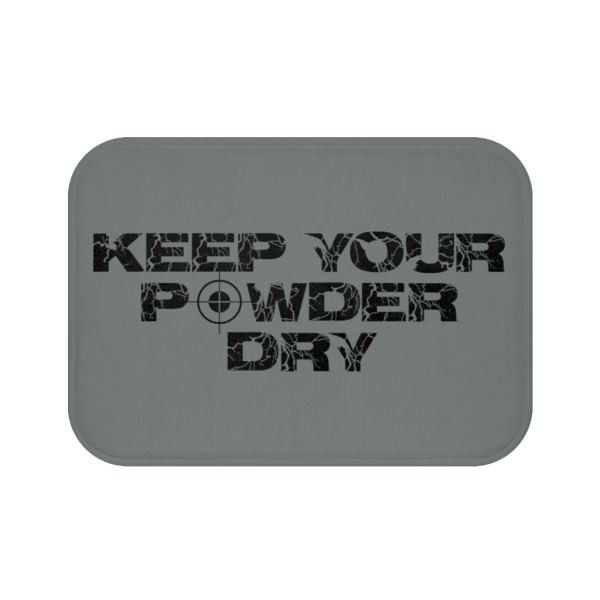 dark gray powder dry