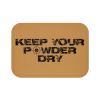 light brown keep powder dry