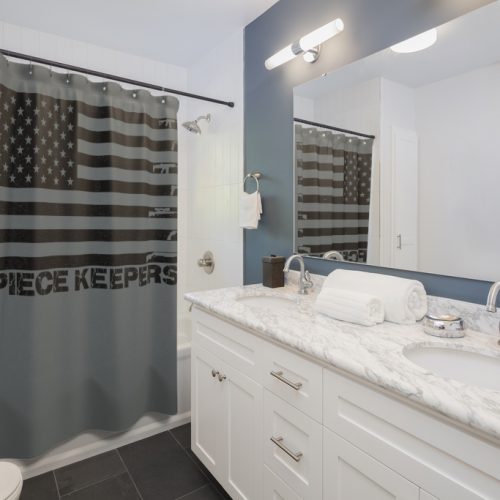 Shower Curtain - Raw Flag