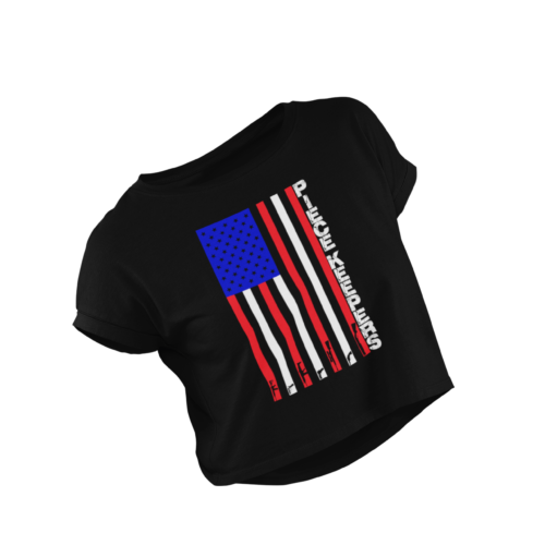 Women’s Crop Top - Vertical Flag