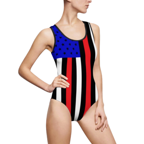 Classic Swimsuit - Vertical Flag