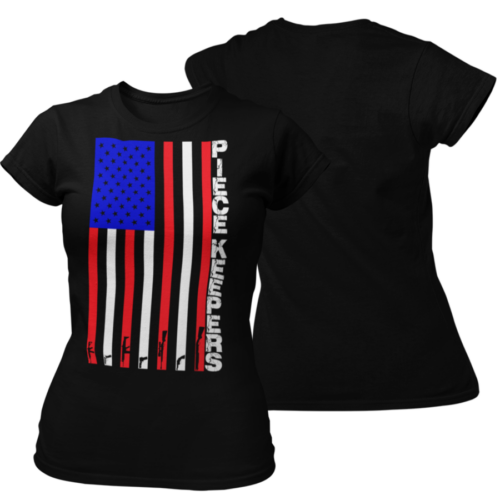 Women's T-shirt - Vertical Flag