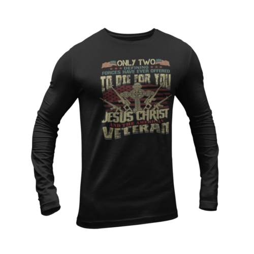 Men's LS Crew - Jesus Vet