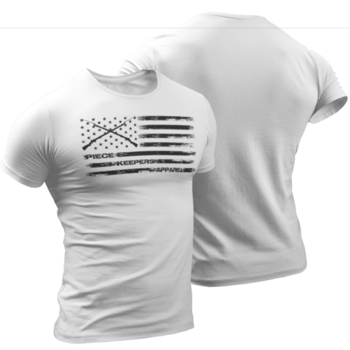 Men's T-shirt - Distressed Flag
