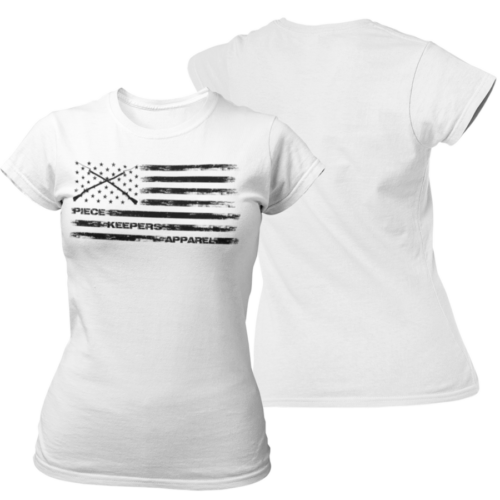 Women's T-shirt - Distressed Flag